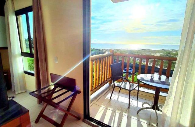 PARAÍSO FRENTE MAR! 04 PESSOAS-PÉ NA AREIA VG SUN CUMBUCO-HIDRO, SAUNA, ACADEMIA, PISCINA,COZINHA COMPLETA, WIFi, PARQUINHO INFANTIL