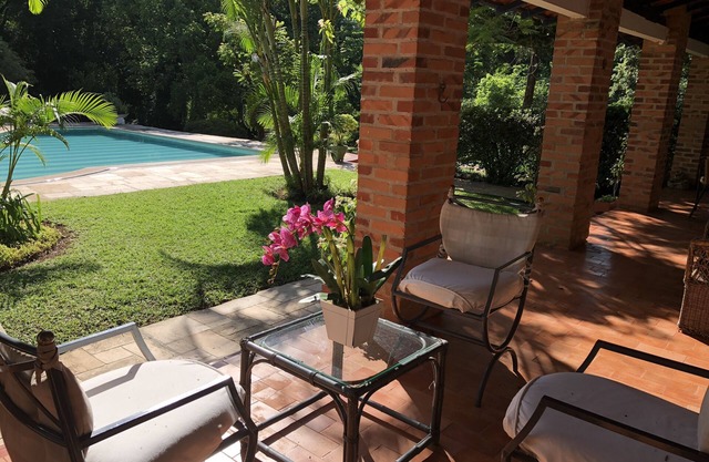Paradise Farm on the banks of the Jaguari River