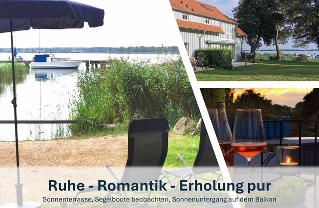 Paradise on the Peenestrom quiet, small priv. Beach, Terrace - Ziemitz -