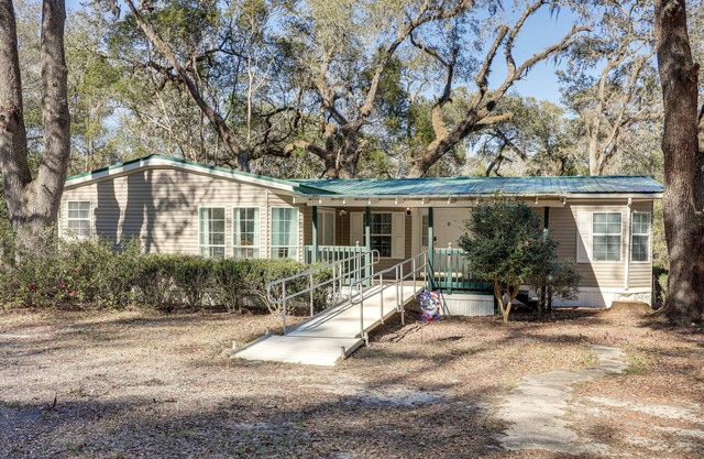 Peaceful McAlpin Home on 5 Acres w/Private Deck!