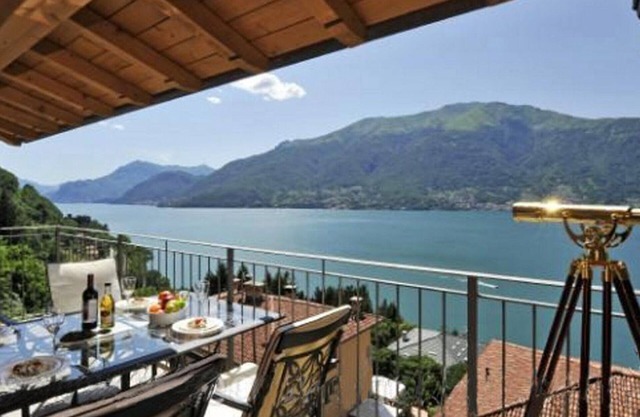 Penthouse Apartment on Lake Como with Gorgeous Lake & Mountain Views