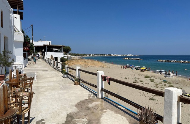Penthouse Studio with Breathtaking 360° Aegean Sea Views in Prime Magazia Beach