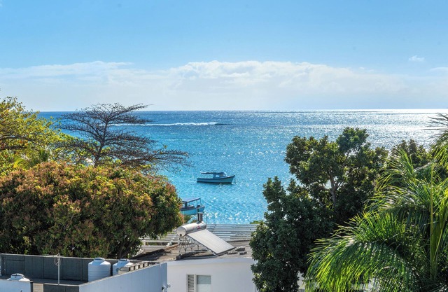 Penthouse With sea View at Mont Choisy, 2 min Walking From the Beach