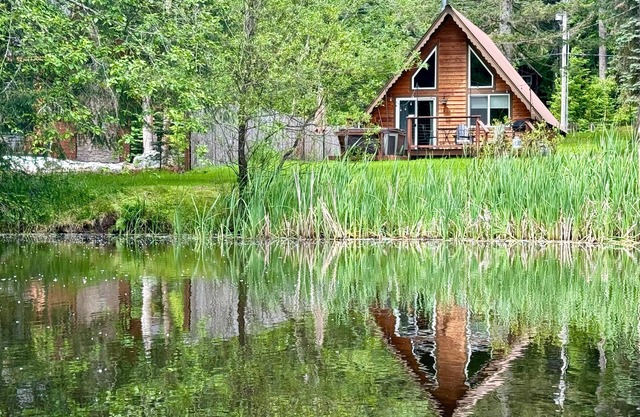 Perch - Waterfront A-Frame 2BR Cabin w/Hot Tub and Stylish Design