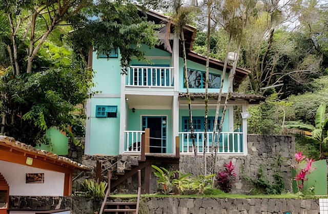 Perequê house with pool 300m from the beach