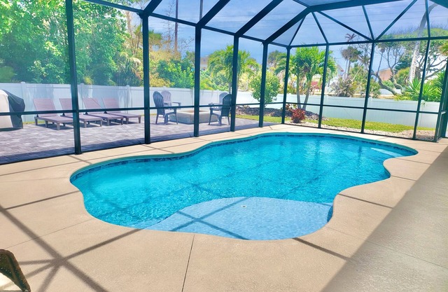 Perfect Beach House with Private Heated Pool, Walking Distance to the Beach