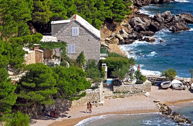 Perfect Beachfront Holiday In a Secluded Traditional Stone House With Pool
