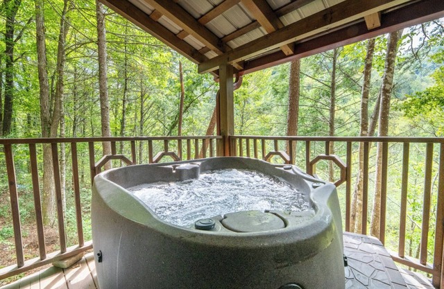 Pet-friendly 1BD Cabin w/Hot Tub! Fire Pit + BBQ!