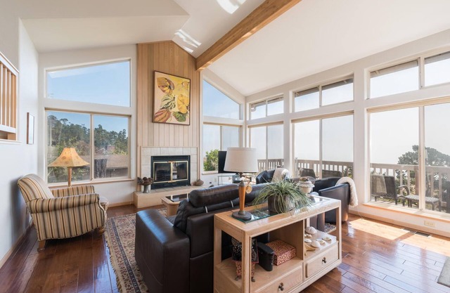 Pet-Friendly Home on Lodge Hill in Cambria Offers the Best Ocean Views!
