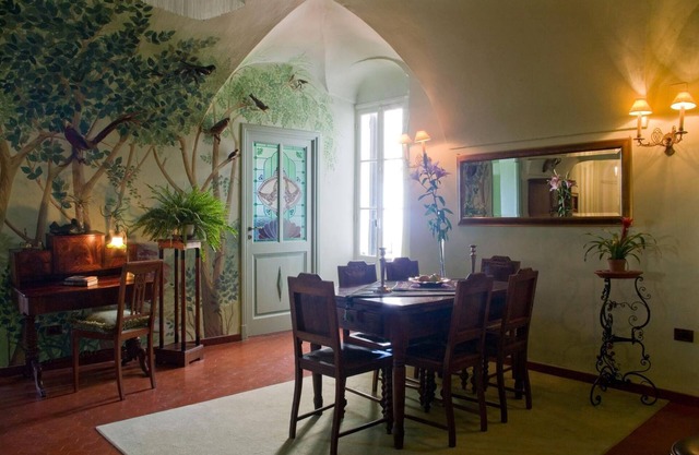 Picturesque apartment in a medieval village perched at top a mountain ridge