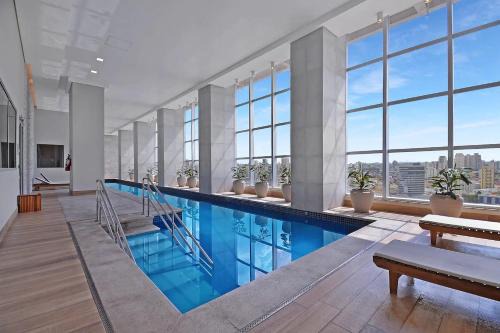 Piscina aquecida Vista Romântica Estacionamento