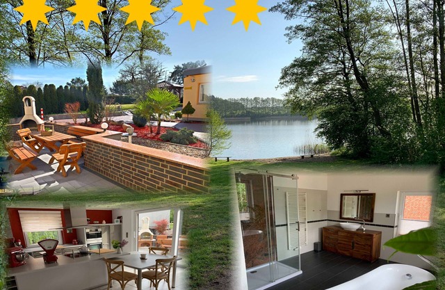 PLAUschiges Plätzchen, vacation home near the lake with boat - Holiday home near the lake