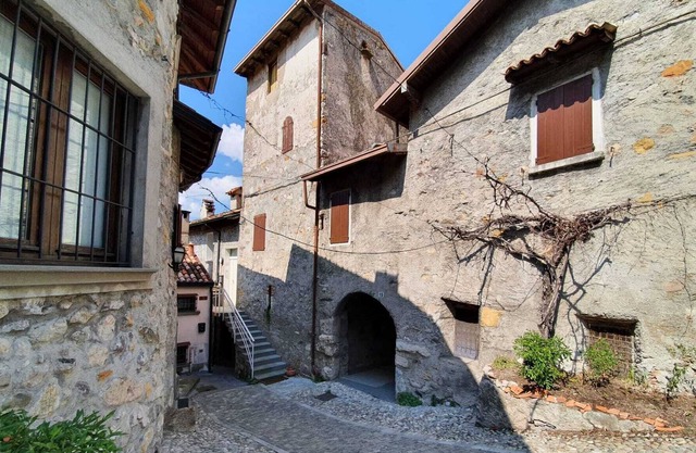 Pleasant holiday home in Marone with balcony/terrace
