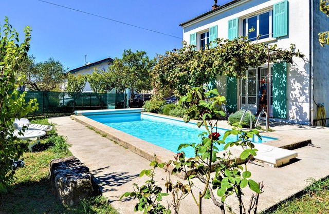 Pleasant vacation home with private pool.
