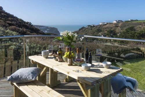 Poldreth - situated above the golden sand and rolling waves of Porthtowan Beach