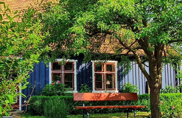 Pommernhaus Historisches Colonistenhaus Sauna Kamin Boot - Romantic overnight stay with open fireplace