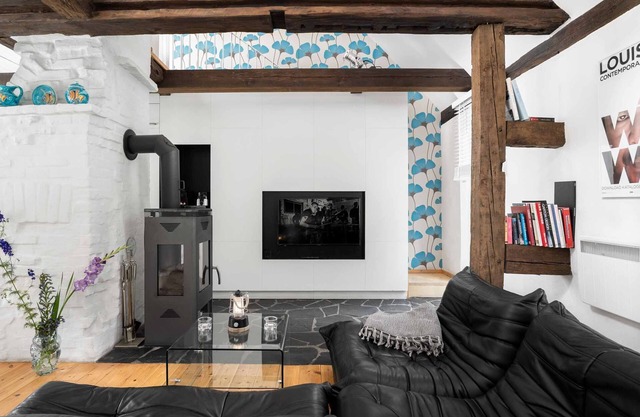 Pommernhaus Vorsee am Kiefernwald Kamin Boot - Thatched half-timbered house, fireplace