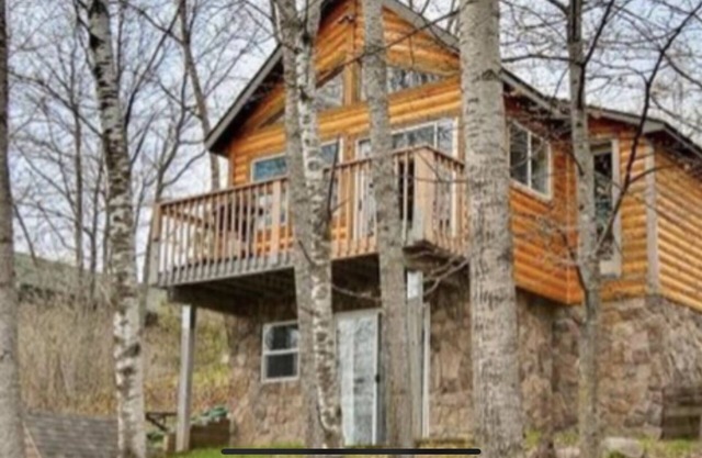 Pontoon Onsite for Rent - Lakefront cabin on 1700 acre lake by ATV trails