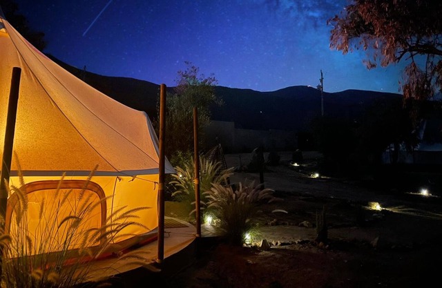 Pool/Jacuzzi/Private bathroom Valle de Guadalupe Sunset Tent