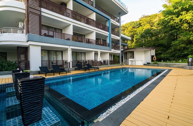 Pool view studio at peaceful Nakalay Palm Condo