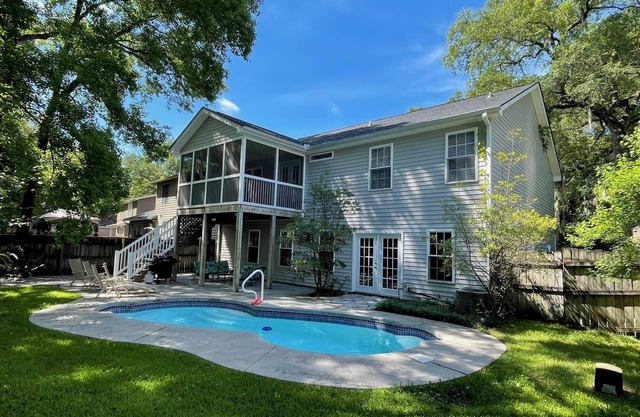 Poolside Paradise Getaway - North Charleston Gem