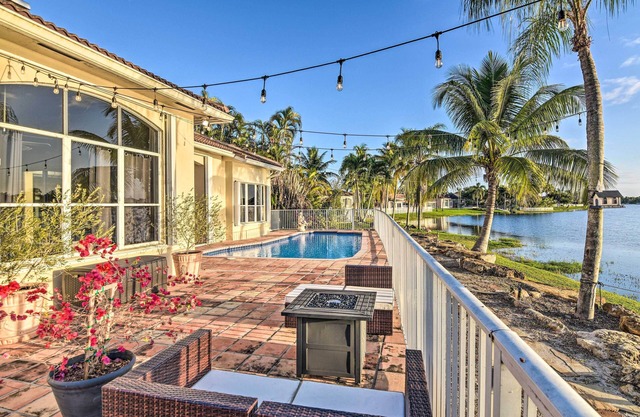 Poolside Paradise w/Lake Views in Miramar!