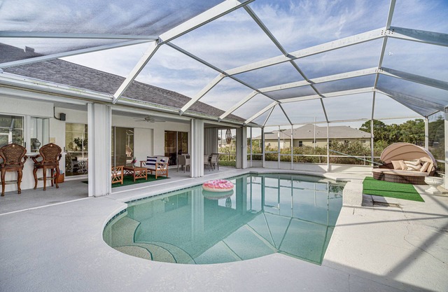 Port St Lucie Canal-Front Home w/Heated Pool!