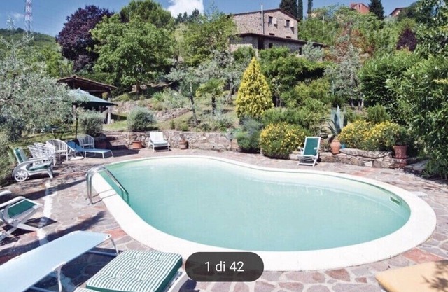 Portion of farmhouse in the chianti with panoramic swimming pool