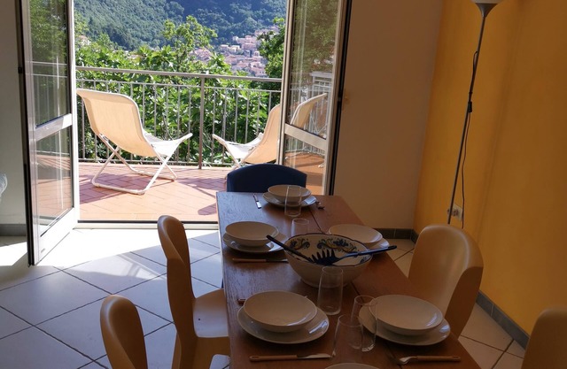 Portion of villa surrounded by greenery 500 meters from the historic center of Maratea