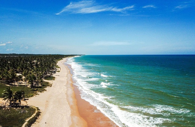 Praia de Imbassaí: apto dentro de rancho com lazer