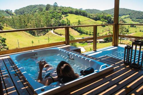 Prana Chalé com Hidromassagem - Águas Mornas - SC