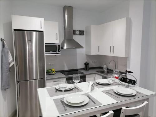 Precioso apartamento con patio interior.