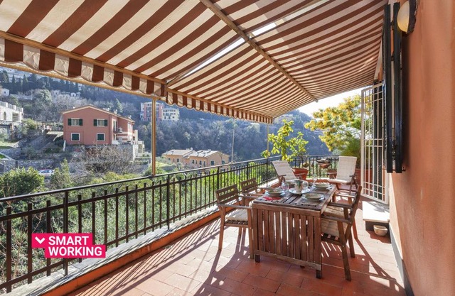 Precious terrace in Bogliasco by Wonderful Italy