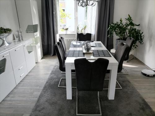 Premium Ferienwohnung "Christine ", Zentrale ruhige Stadtlage 100 QM Ebenerdige Dusche Terasse Kaminofen