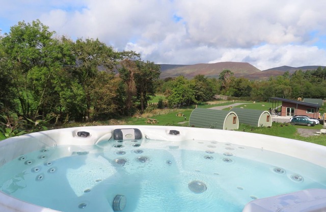 Premium Glamping Pod - Mountain/River View