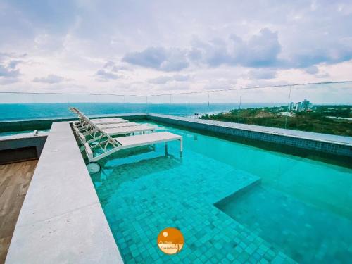 PREMIUM STELLA MARIS - Piscina BORDA INFINITA na cobertura, Vista Mar, Academia