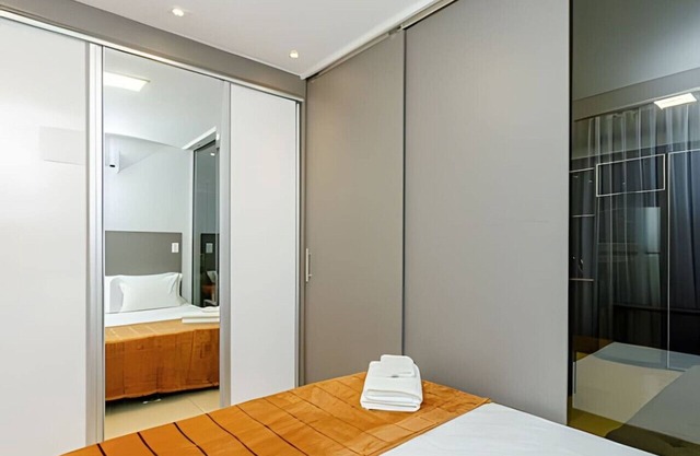 Premium studio for 4 people with air conditioning and washer and dryer
