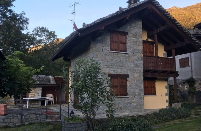 Pretty mountain house