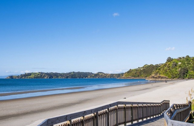 Prime beachfront position on Waiheke Island.