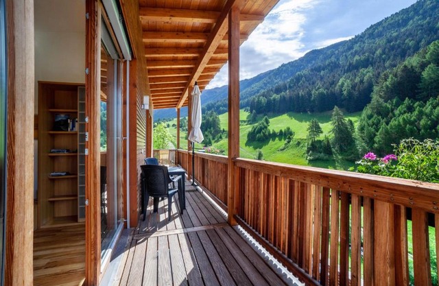Pritscheshof Ferienwohnung Balkon