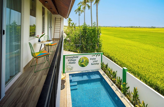 Private 3 bedrooms villa in charming Hội An with rice field view/near center