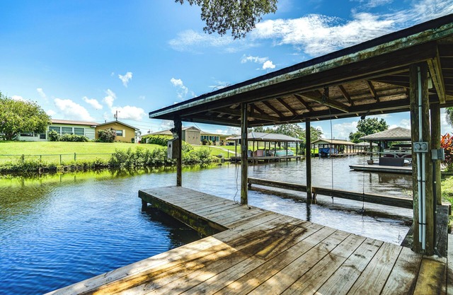 Private Boat Dock: Canal-Front Lake Placid Getaway