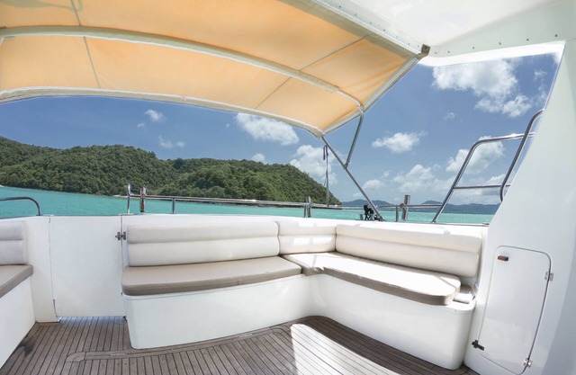 Private comfortable yacht for rent for a day or a night in phuket