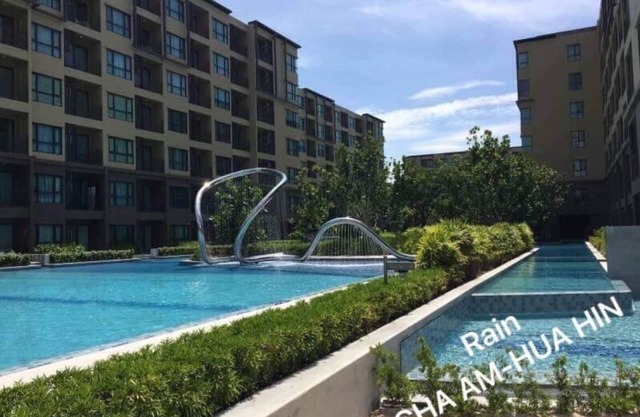 Private Condo at Hua Hin, Cha-am with a short walk to the beach 40 sqm.