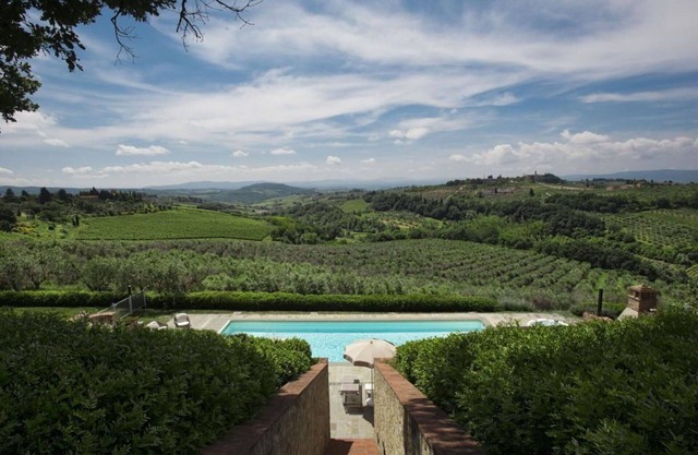 Private Villa with sauna, private pool, WIFI, hot tub, A/C, TV, patio, close to Greve In Chianti
