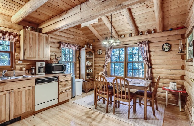 Private Log Cabin with wood stove in Black Hawk