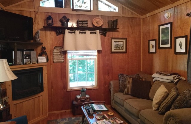 Private Mountain Cabin With Loft/Hot Tub/Stream and pet friendly