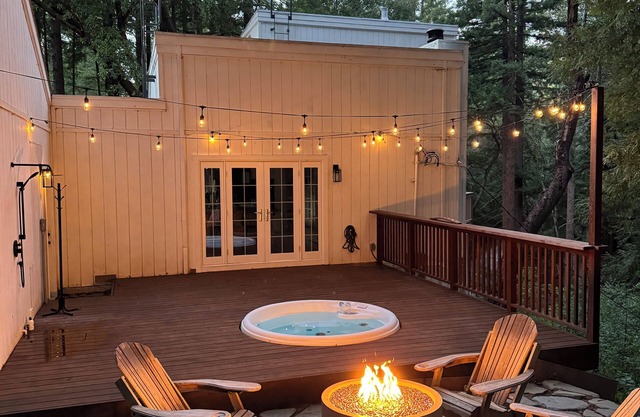 Private Retreat in Santa Cruz Mountains w Hot Tub