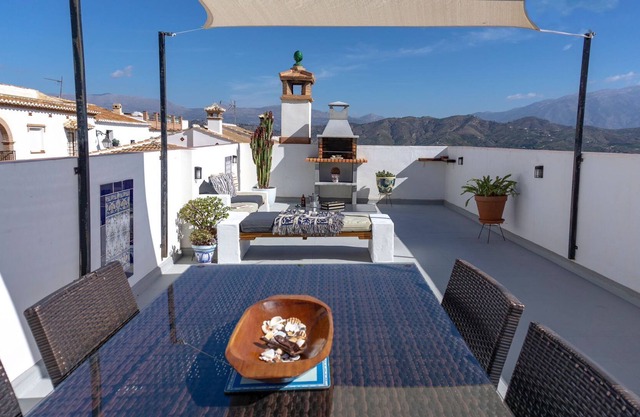 Private Rooftop Terrace with Panoramic Mountain Views. Perfect Chill Out Space.