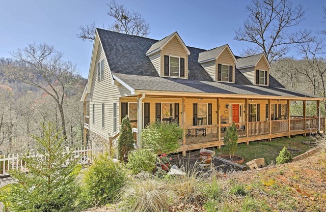 Private Smoky Mountain Home w/Porch & Peak Views!